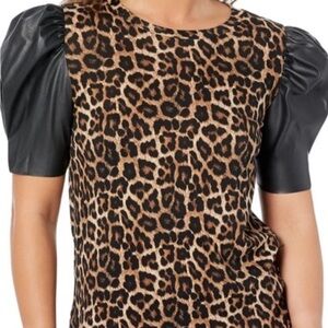 MICHAEL MICHAEL KORS. LEOPARD PRINT TOP